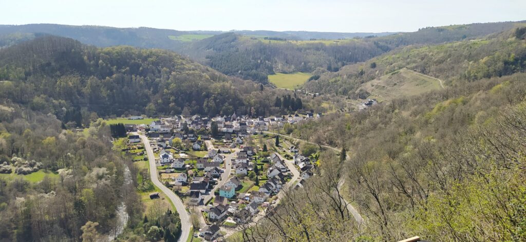 Blick auf Weinähr vom Kreuz