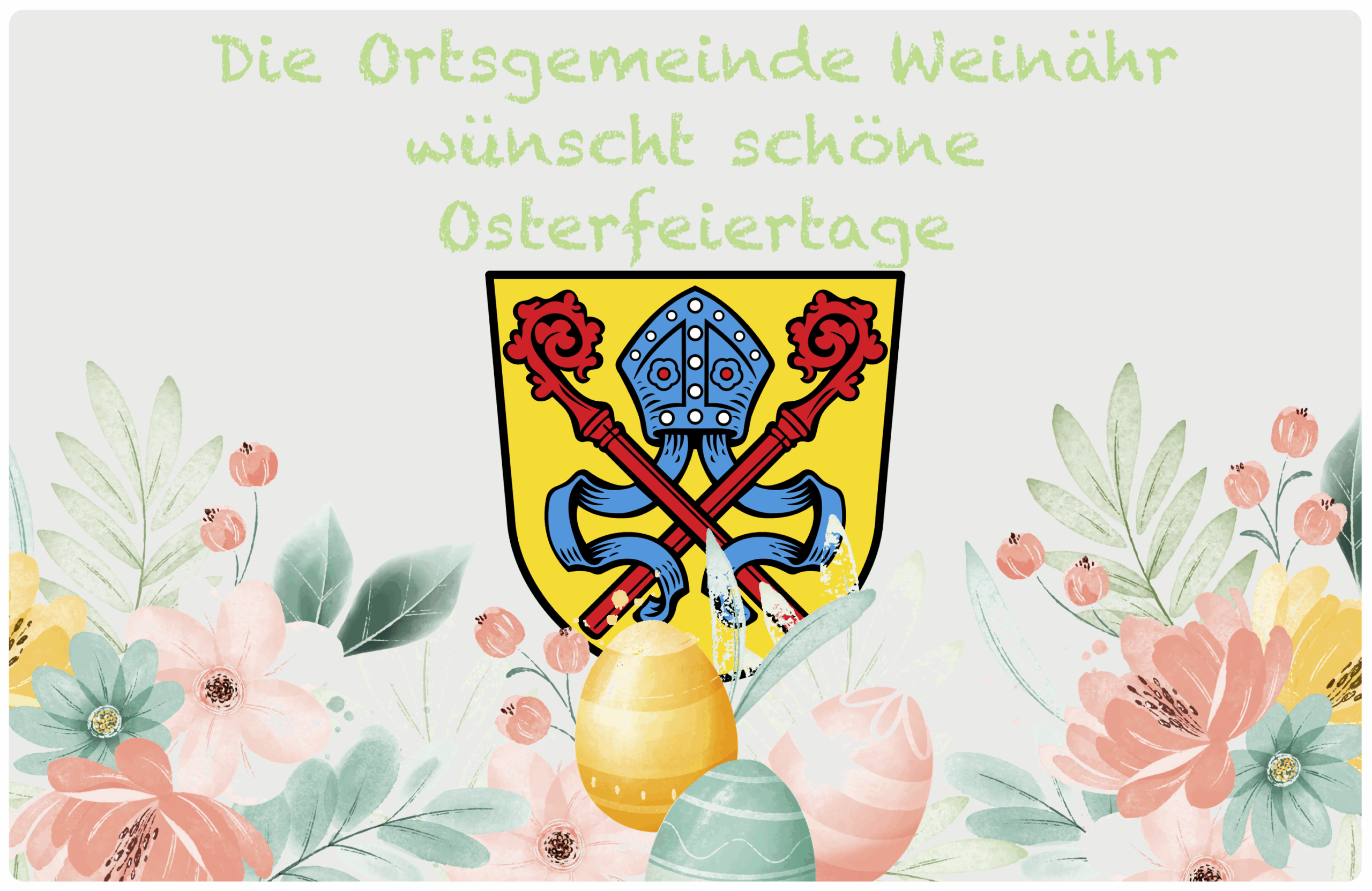 Ostergruß der Ortsgemeinde Weinähr